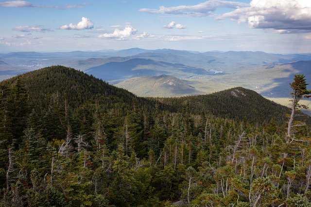 Westward view of Mount Madison’s summit cone from the Second Howk.